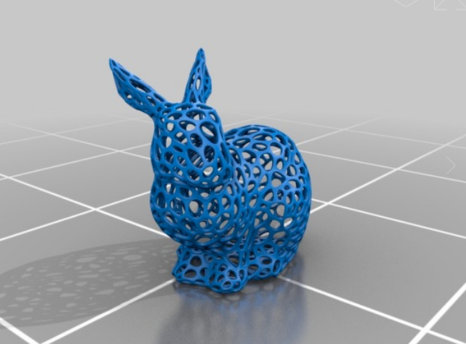 Новогодний кролик Voronoi